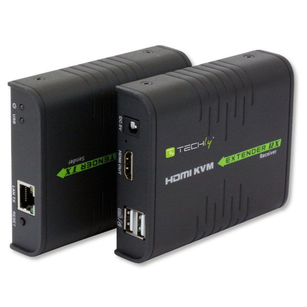 Techly IDATA HDMI-KVM2 KVM-förlängare Sändare och mottagare