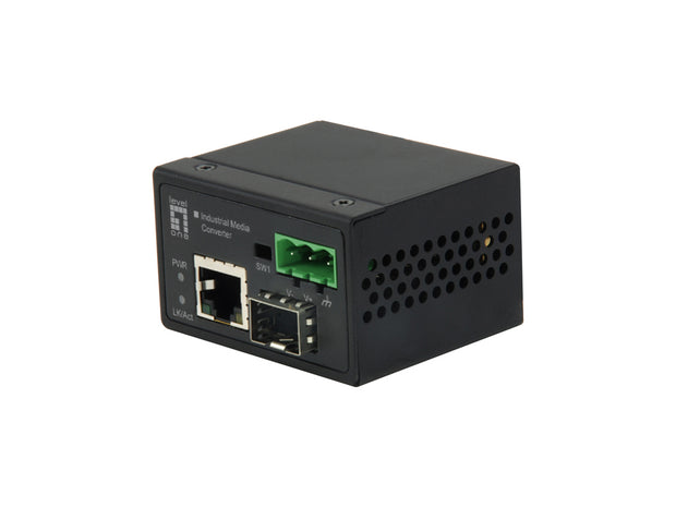 LevelOne IEC-4000 mediakonverterare för nätverk 100 Mbit/s Svart