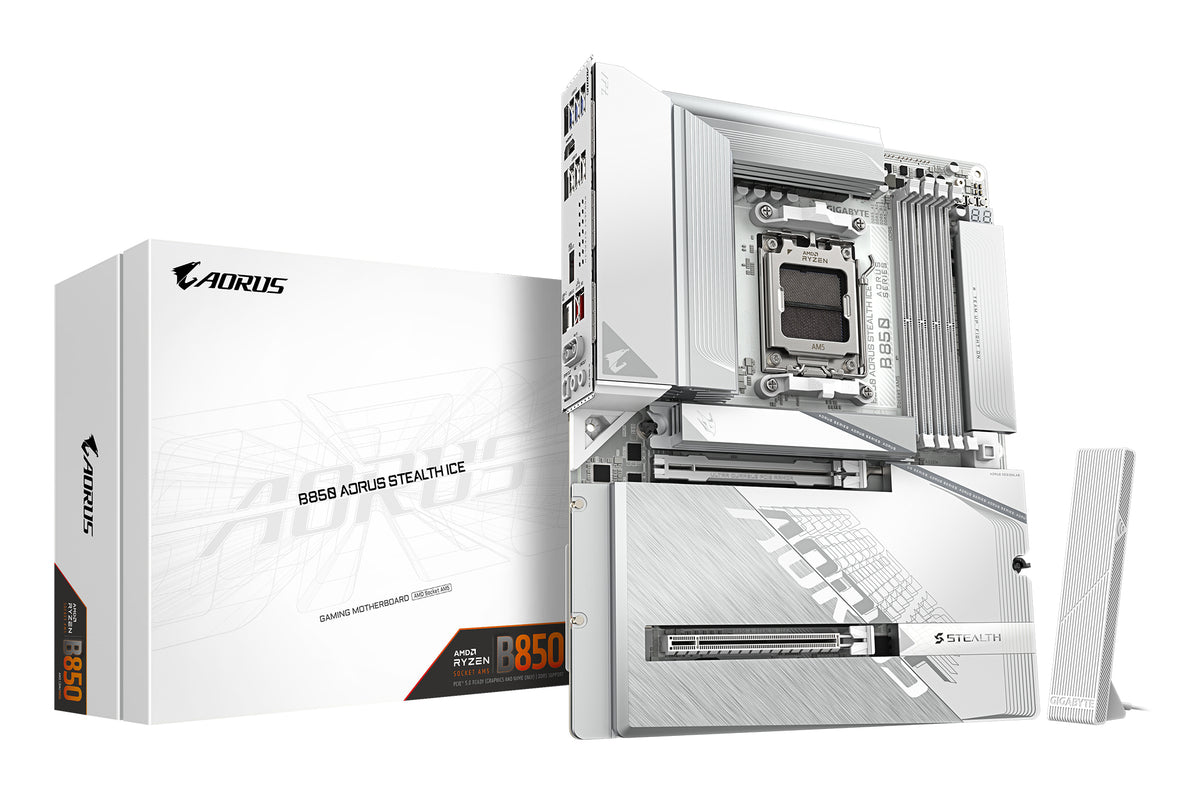 GIGABYTE B850 AORUS STEALTH ICE AMD B850 AM5-sockel ATX
