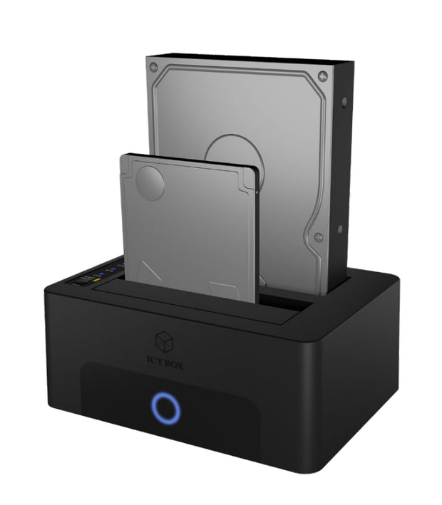 ICY BOX IB-1232CL-U3 USB 3.2 Gen 1 (3.1 Gen 1) Type-A Svart