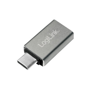 LogiLink AU0042 kabelomvandlare (hane/hona) USB 3.1 type-C USB 3.0 Silver