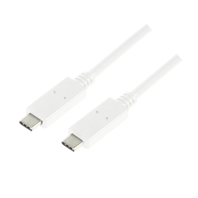 LogiLink CU0130 USB-kablar USB 3.2 Gen 2 (3.1 Gen 2) 0,5 m USB C 10 Gbit/s Vit