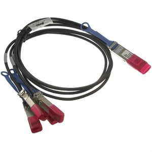 DELL 470-ABQB InfiniBand och fiberoptisk kabel 3 m QSFP28 4x SFP28 Svart