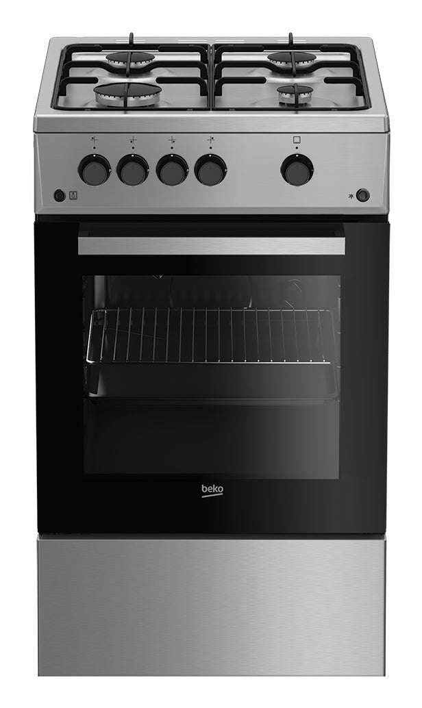 Beko FSG52020FX Fristående köksspis gas Rostfritt stål