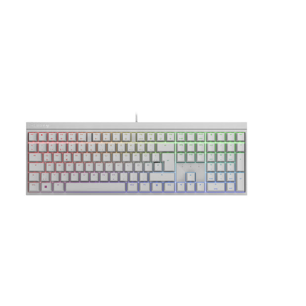 CHERRY MX 2.0S RGB tangentbord Spela USB QWERTZ tyska Vit