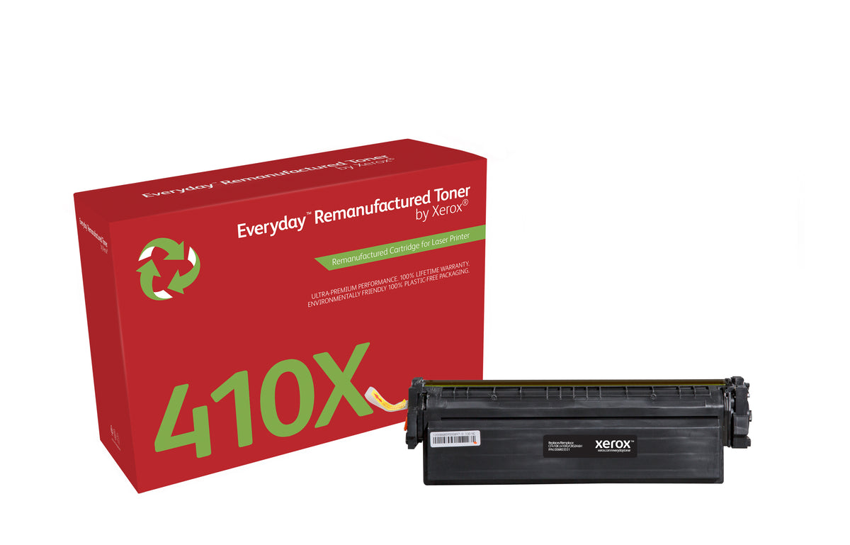 Everyday Svart Remanufactured Toner by Xerox compatible with HP 410X (CF410X)