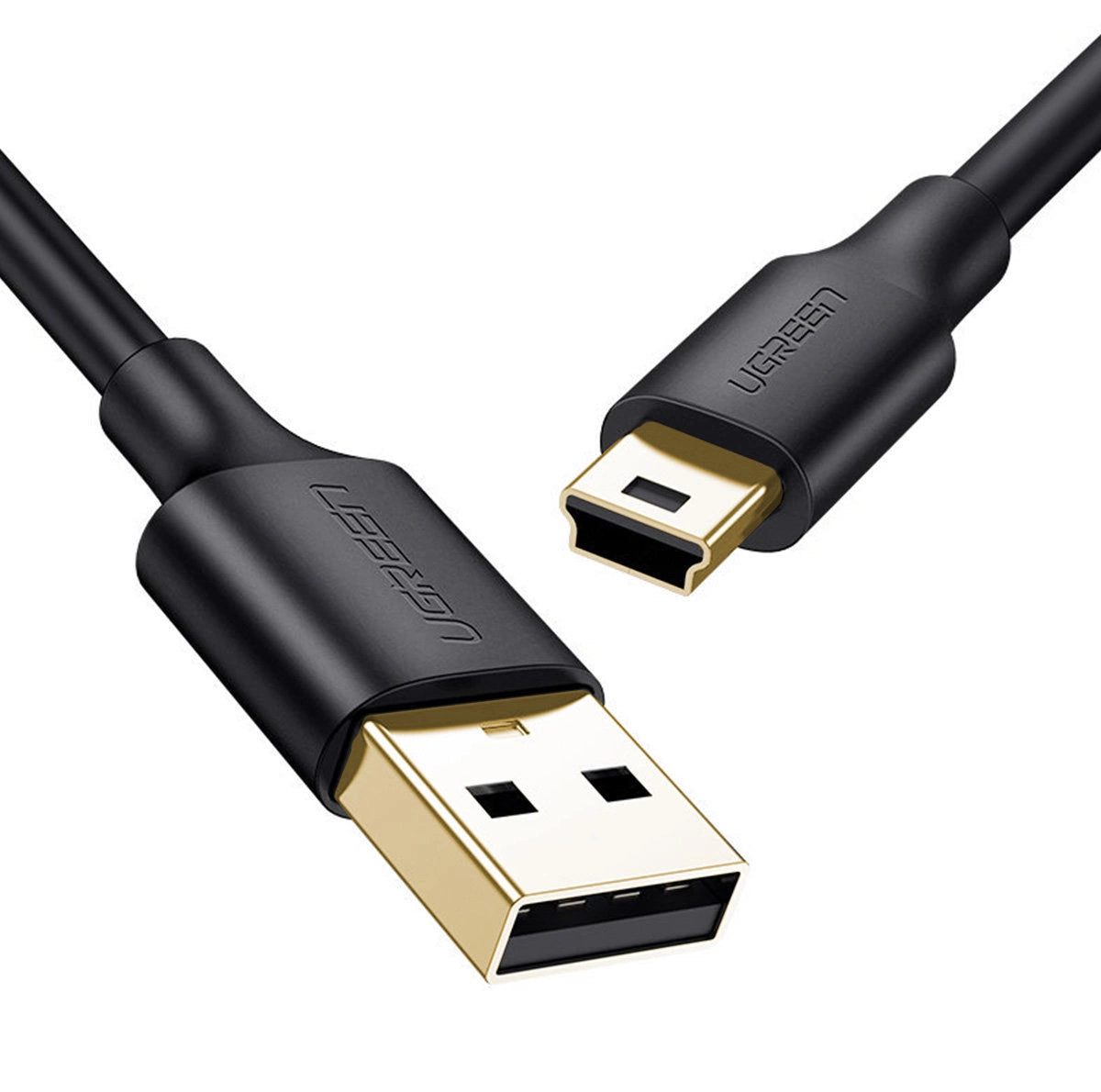 Ugreen 10386 USB-kablar USB 2.0 3 m Mini-USB B USB A 0,48 Gbit/s Svart