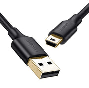 Ugreen 10386 USB-kablar USB 2.0 3 m Mini-USB B USB A 0,48 Gbit/s Svart