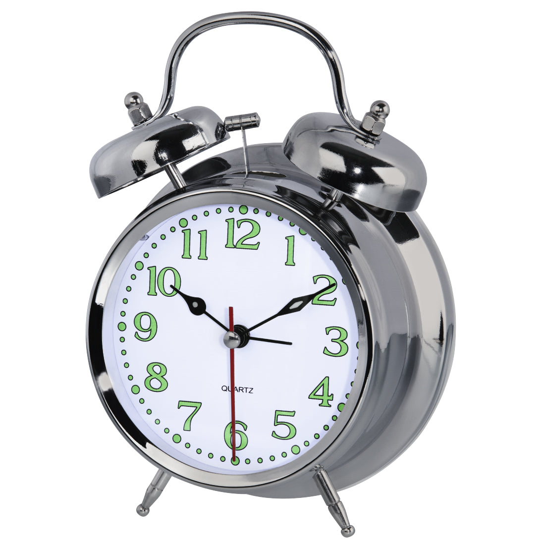 Hama Nostalgia Quartz-väckarklocka Silver