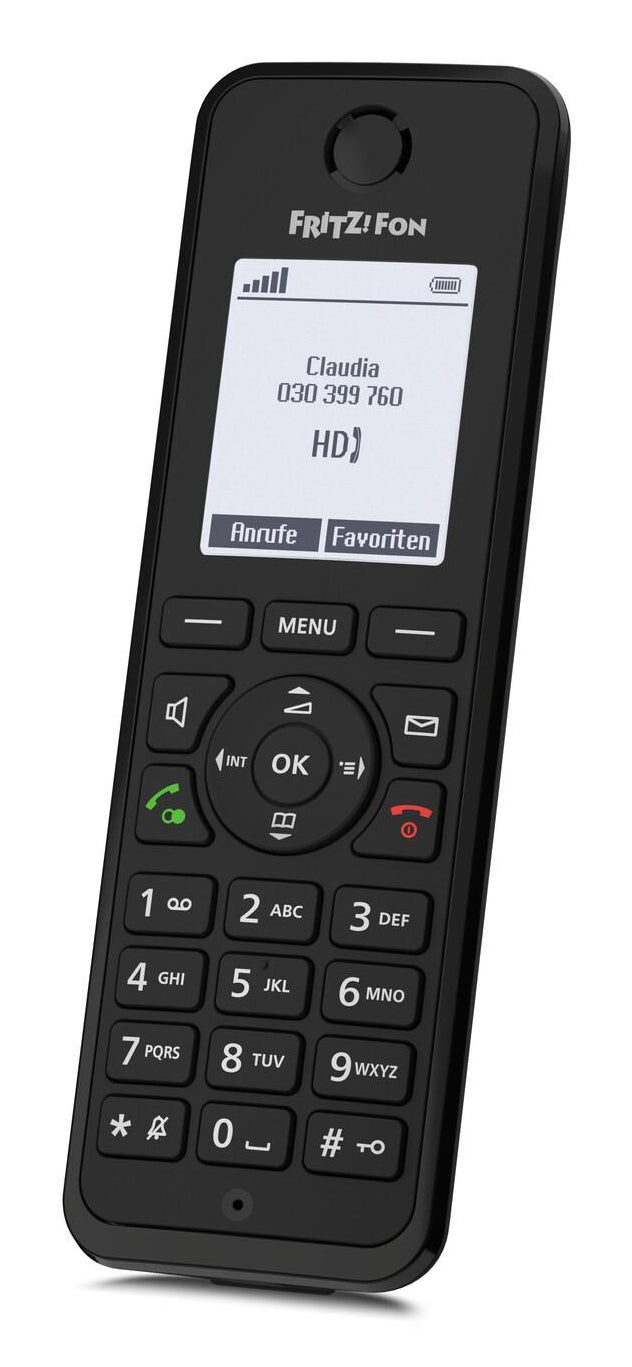 Fon M3 DECT-telefon Namn och uppringnings-ID Svart