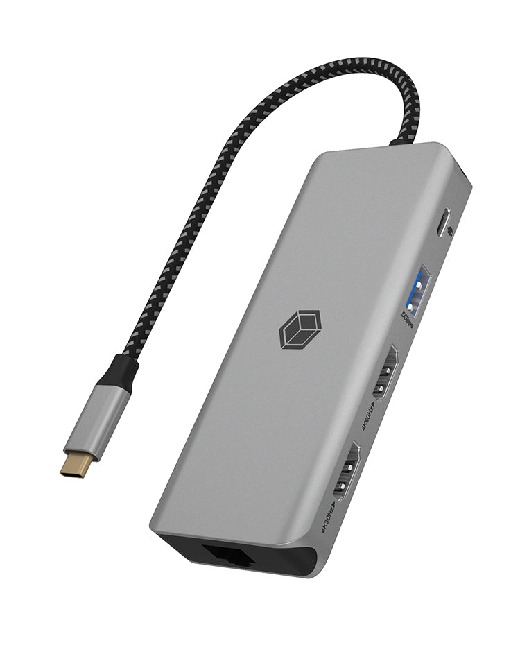 ICY BOX IB-DK4012-CPD Kabel USB 3.2 Gen 1 (3.1 Gen 1) Type-C Antracit
