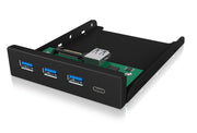 ICY BOX IB-HUB1418-i3 Svart