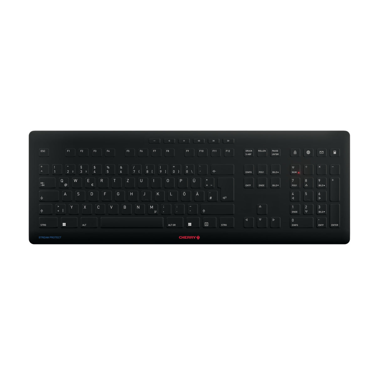Contour Design Stream tangentbord Universal Trådlös RF + USB QWERTZ tyska Svart