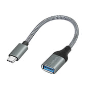 LogiLink CU0106 USB-kablar USB 3.2 Gen 1 (3.1 Gen 1) 0,15 m USB C USB A Grå