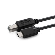 Microconnect USB3.1C2B1 USB-kablar USB 2.0 1 m USB C USB B Svart