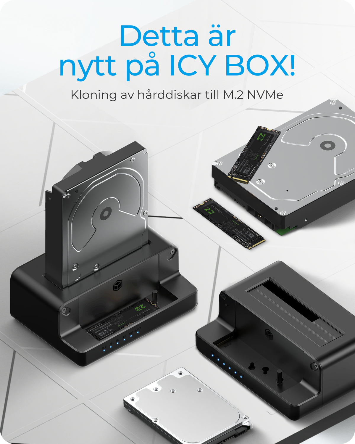 ICY BOX IB-2914MSCL-C31 USB 3.2 Gen 2 (3.1 Gen 2) Type-C Svart