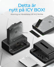 ICY BOX IB-2914MSCL-C31 USB 3.2 Gen 2 (3.1 Gen 2) Type-C Svart