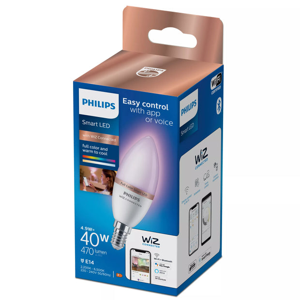Philips Smart LED-lampa RGB C37 smart Belysning