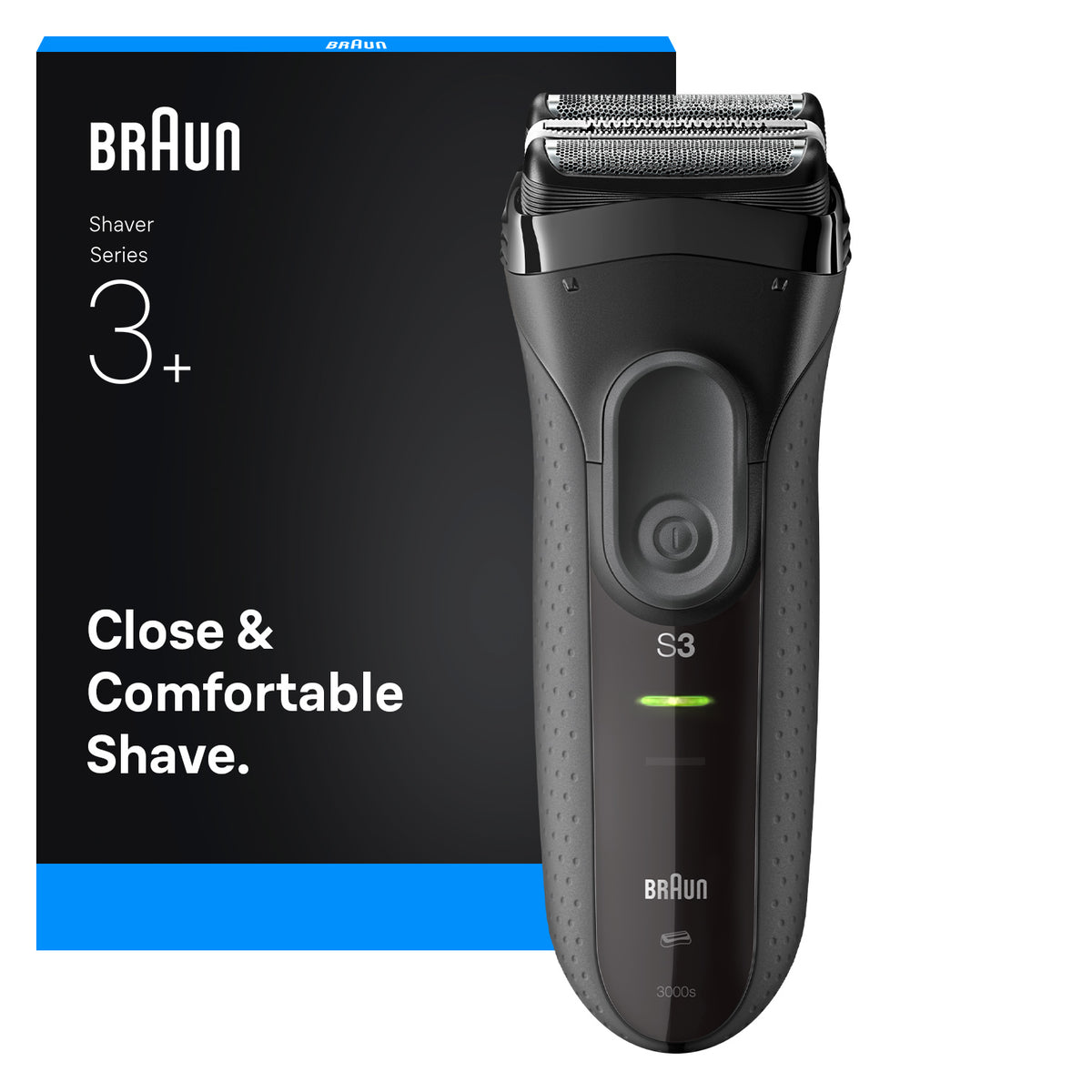 Braun Serie 3 3000S Folierakapparat Grå