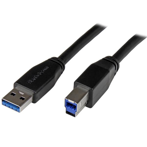 StarTech.com Aktiv USB 3.0 USB-A till USB-B-kabel