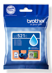 Brother LC521C bläckpatroner Original Cyan