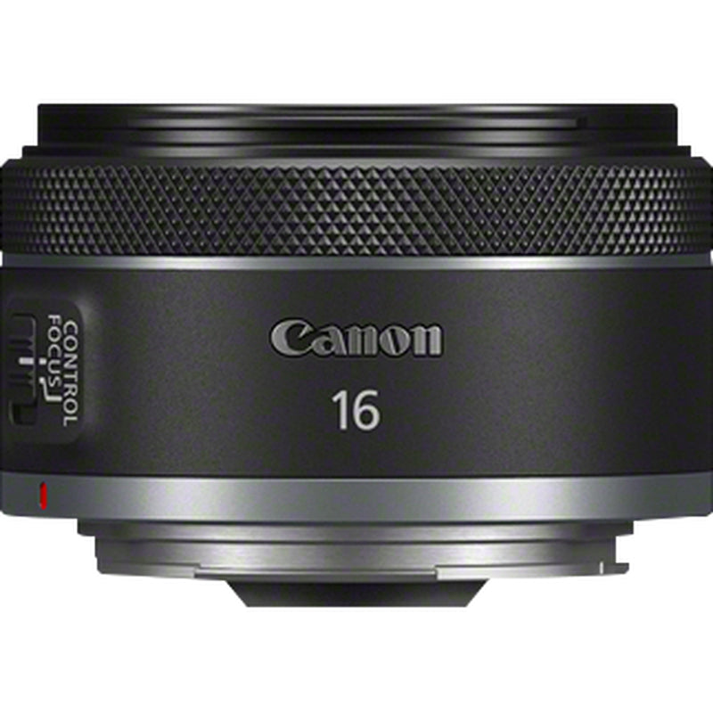 Canon RF 16 mm f2.8 STM MILC Ultravidvinkelobjektiv Svart