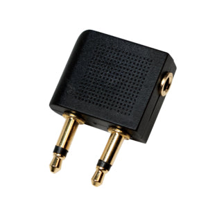 LogiLink CA1089 kabelomvandlare (hane/hona) 2x 3.5mm 1x 3.5mm Svart