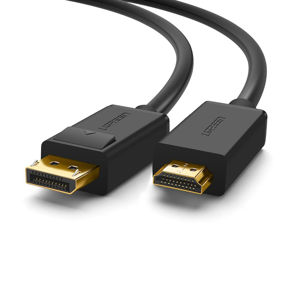 Ugreen 10202 videokabeladapter 2 m DisplayPort HDMI Svart