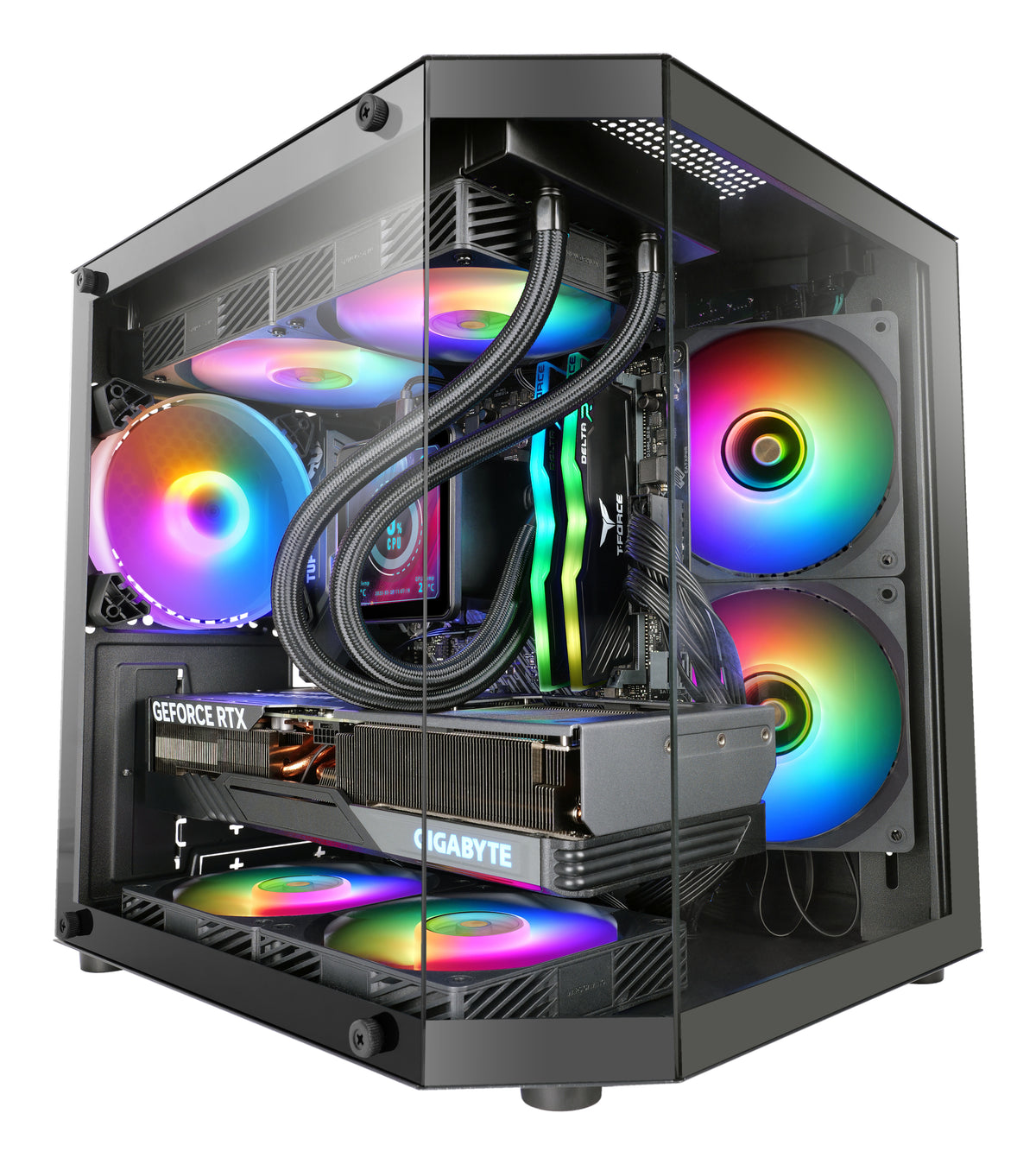 Mars Gaming MC-3TLITE Mini Tower Svart