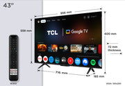 TCL P7K 43P7K TV-apparat - 4K