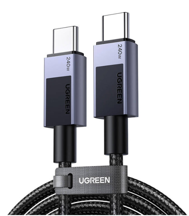 Ugreen 45068 USB-kablar 2 m USB C 0,48 Gbit/s 240 W Svart