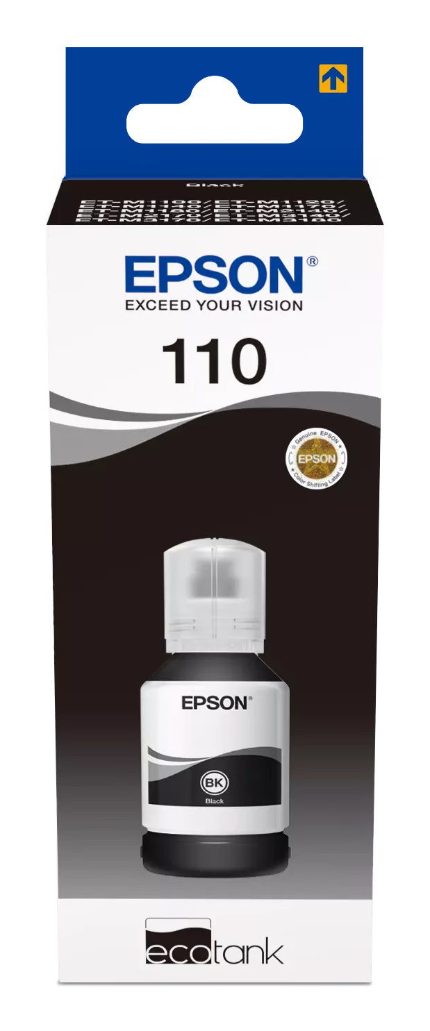 Epson 110 EcoTank Pigment black ink bottle