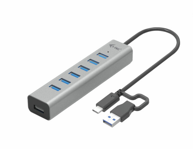 i-tec C31HUBMETAL703 gränssnittshubbar USB 3.2 Gen 1 (3.1 Gen 1) Type-C 5000 Mbit/s