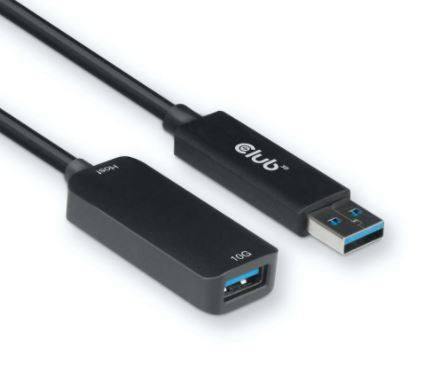 CLUB3D CAC-1411 USB-kablar USB 3.2 Gen 2 (3.1 Gen 2) 5 m USB A 10 Gbit/s Svart