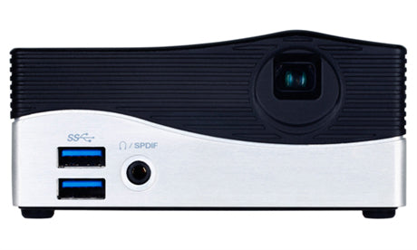 GIGABYTE BRIX Standard throw-projektor 75 ANSI-lumen DLP WVGA (854x480) Svart