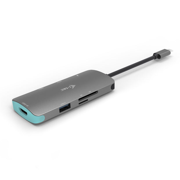 i-tec Metal C31NANODOCKPD dockningsstationer för bärbara datorer Kabel USB 3.2 Gen 1 (3.1 Gen 1) Type-C Silver