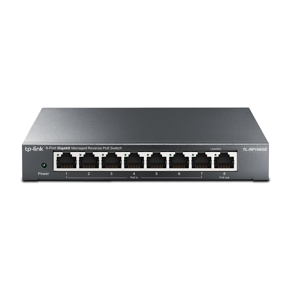 TP-Link Omada TL-RP108GE nätverksswitchar hanterad L2 Gigabit Ethernet (10/100/1000)