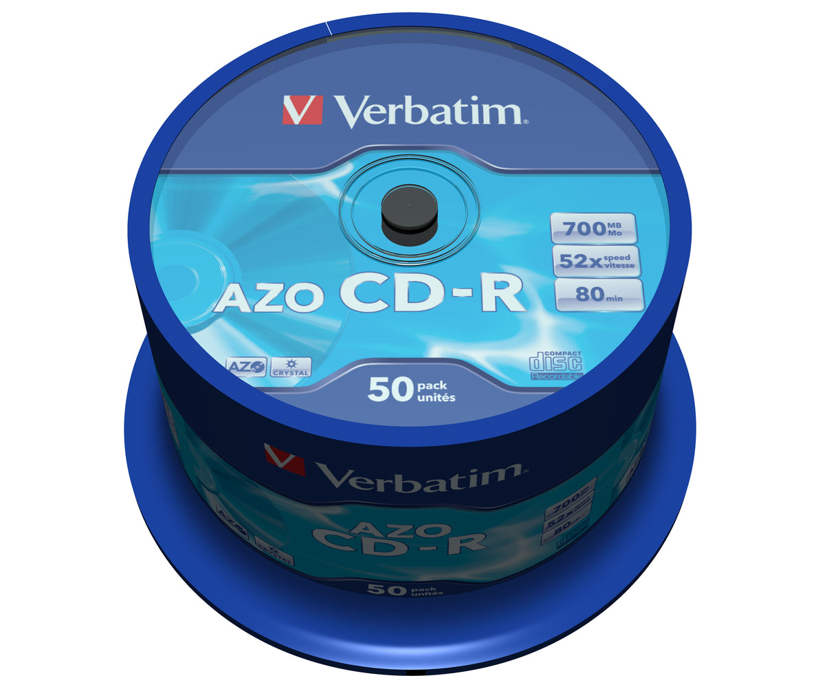 Verbatim CD-R AZO Crystal