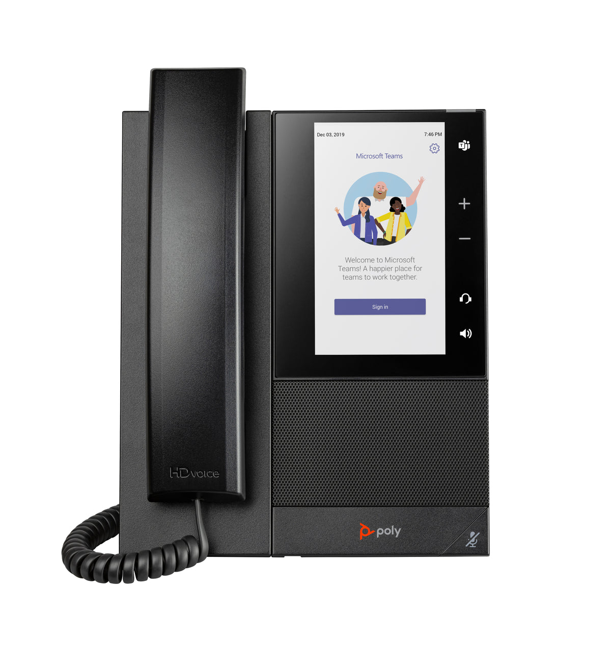 HP Poly CCX 505 Business Media Phone för Microsoft Teams och PoE-aktiverad