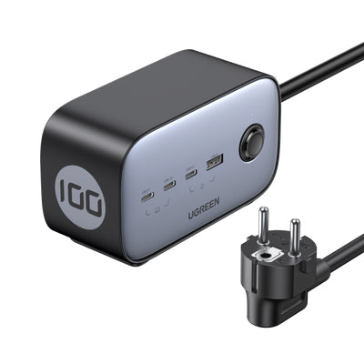 Ugreen DigiNest Pro 1 AC-utgångar Typ C 1,8 m 4 3680 W Svart