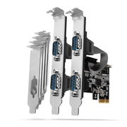 Axagon PCEA-PSN PCIe-Adapter mit 4x Seriell-Ports