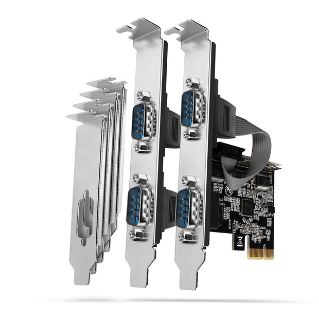 Axagon PCEA-PSN PCIe-Adapter mit 4x Seriell-Ports