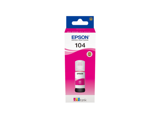 Epson 104 EcoTank Magenta ink bottle (WE) - Bläckstråleskrivare