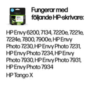 HP 303XL trefärgs originalbläckpatron med hög kapacitet