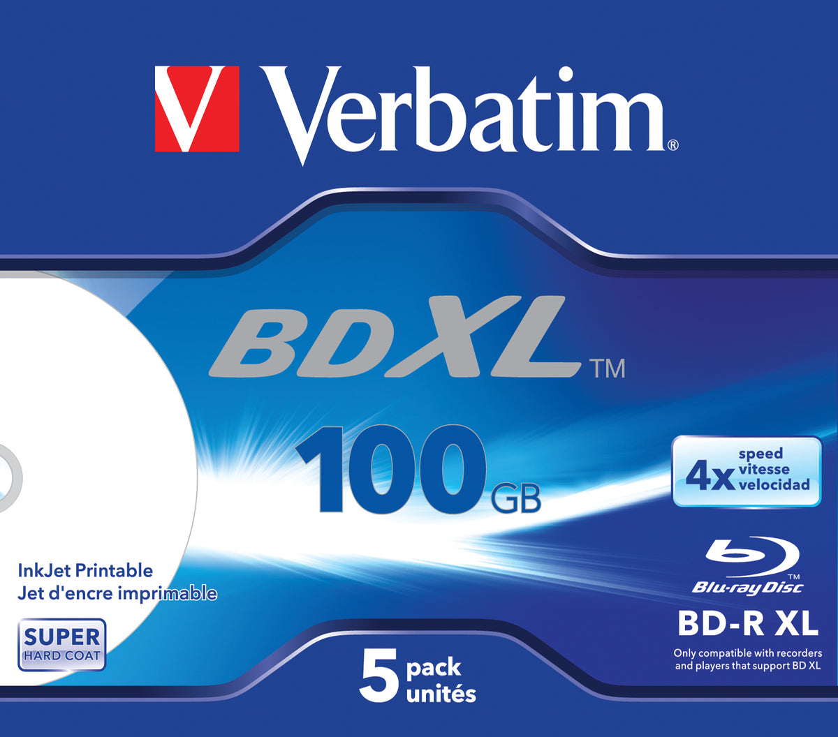 Verbatim 43789 tomma Blu-Ray-diskar BD-R