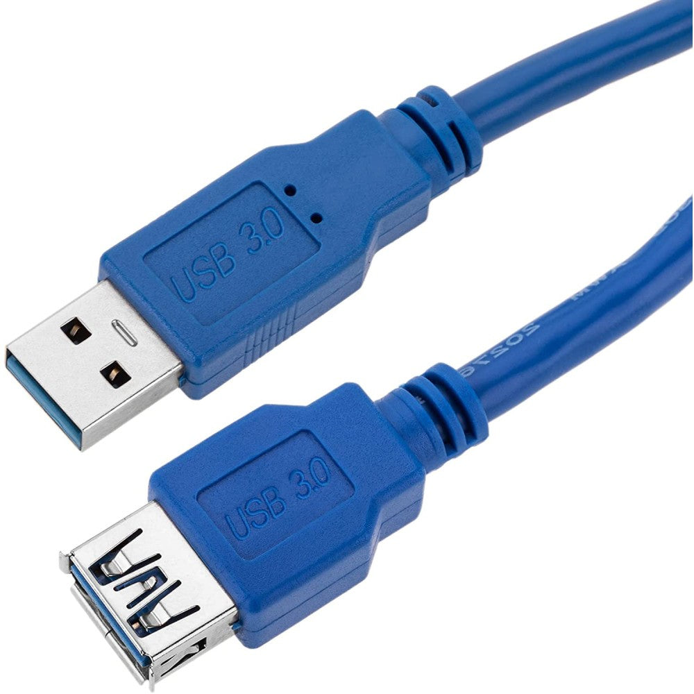 Techly 0.5m USB 3.0 A M/F USB-kablar USB 3.2 Gen 1 (3.1 Gen 1) 0,5 m USB A 5 Gbit/s
