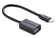 Ugreen 10396 USB-kablar USB 2.0 0,12 m USB A Micro-USB B 0,48 Gbit/s Svart