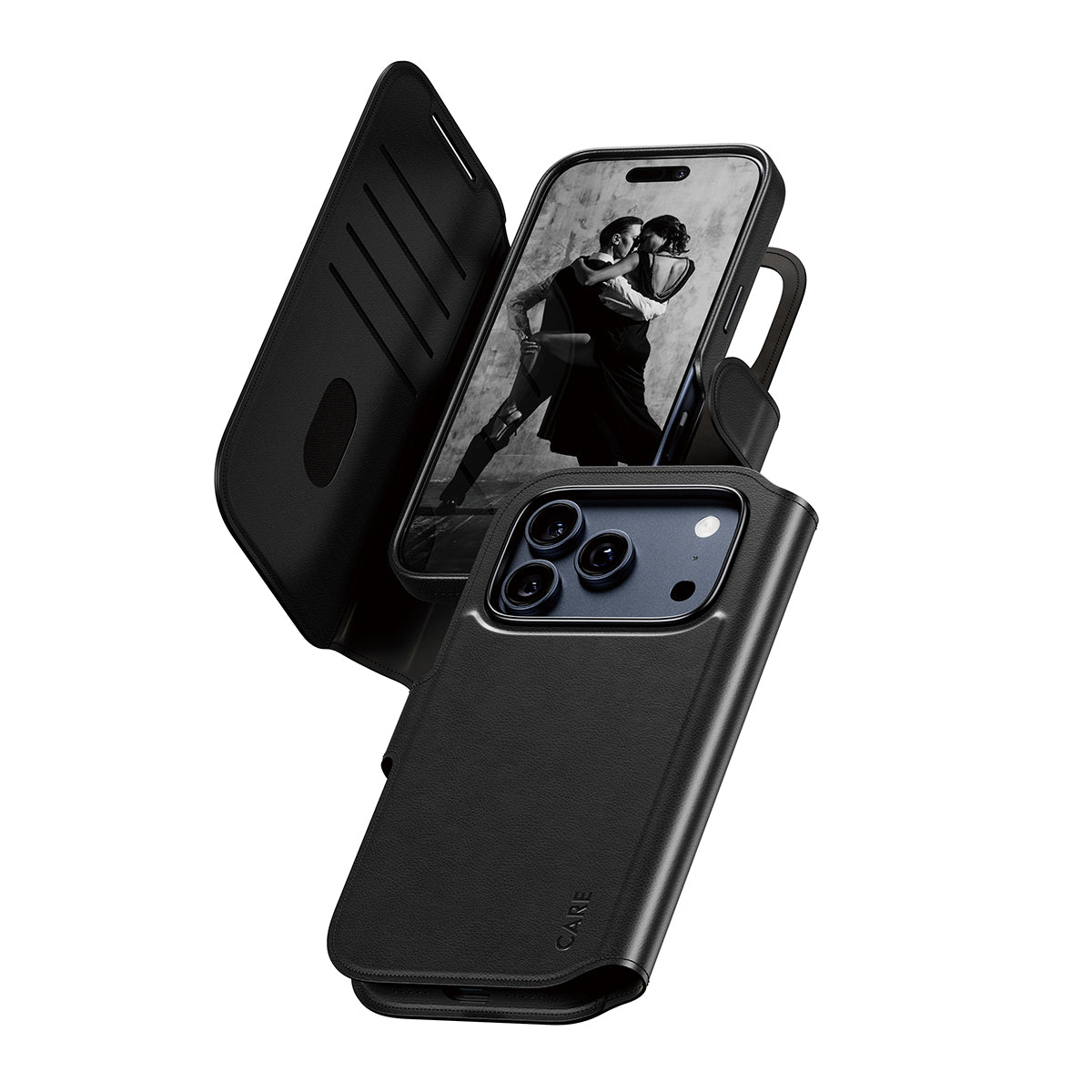 PanzerGlass CARE by Tango 2-in-1 Wallet Case w. MagSafe iPhone 17 Pro