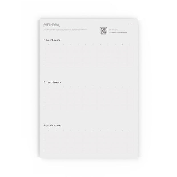 PATCHBOX PONEIDLABEL tillbehör till patchpaneler