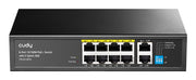 Cudy FS1010PG nätverksswitchar Ohanterad Fast Ethernet (10/100) Strömförsörjning via